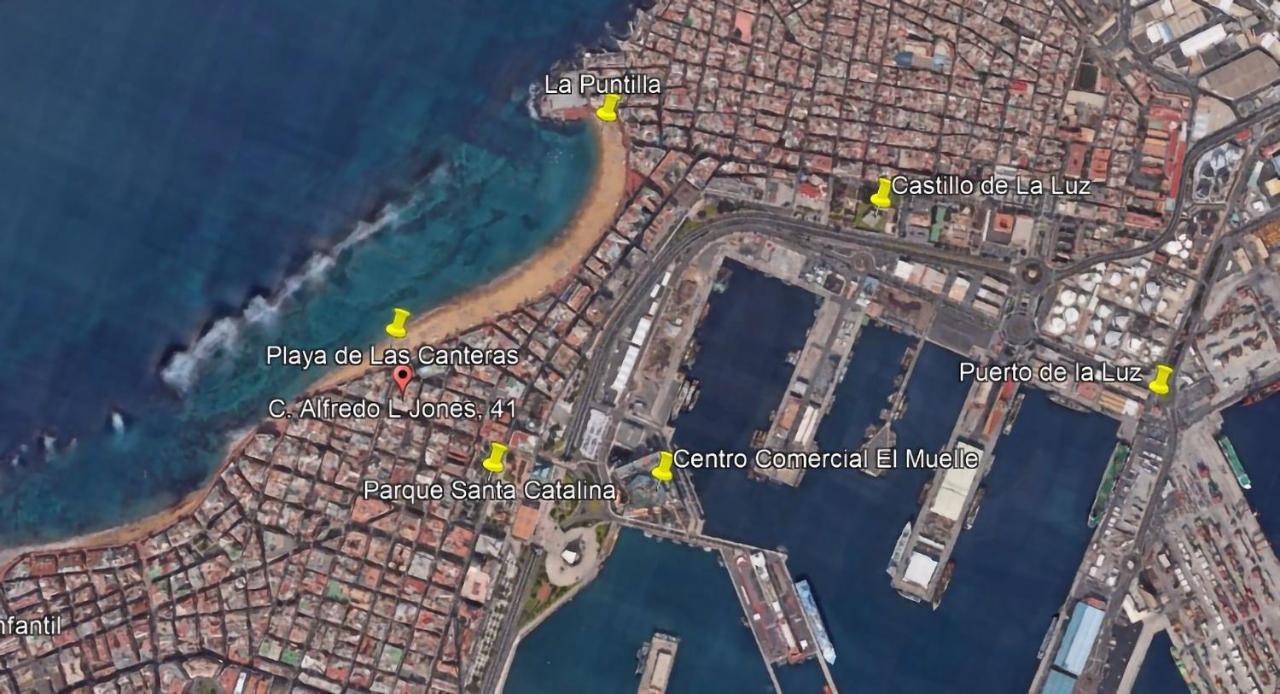 Flatguest Canteras Sunset Beach Las Palmas de Gran Canaria Exteriör bild